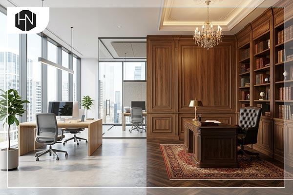 طراحی دفترکار مدرن یا کلاسیک